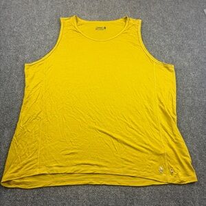 SMARTWOOL Men’s Merino Sport 120 Chartreuse Sleeveless Shirt size: XXL